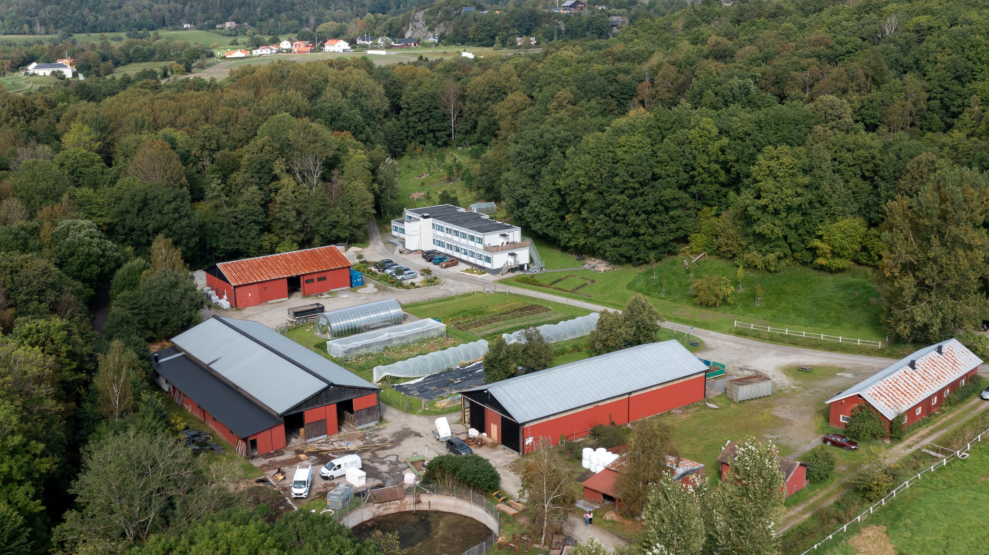 Översiktsbild över Angereds gård