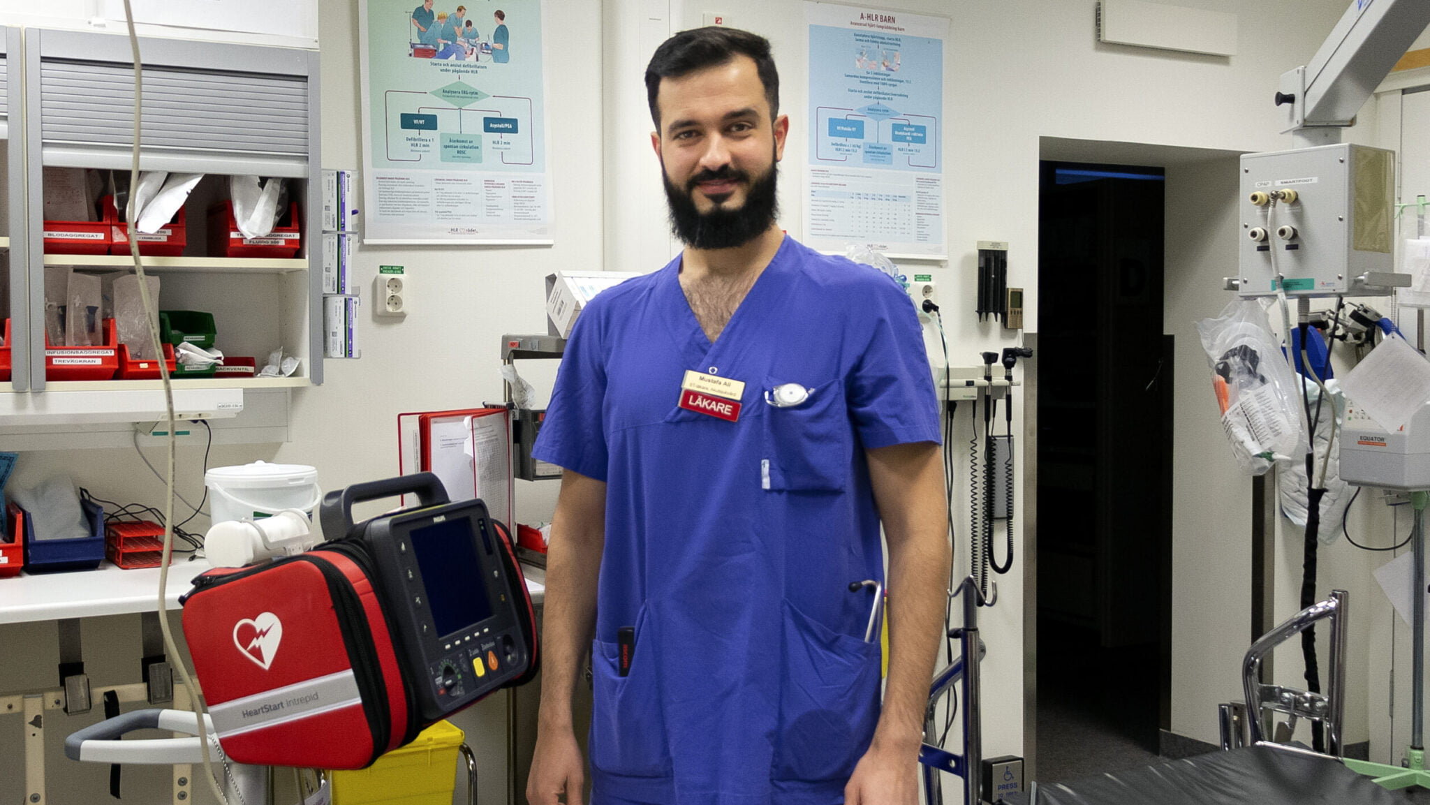 Ali Mustafa som räddade liv med hjälp av drönare, in insats som får EENA:s pris