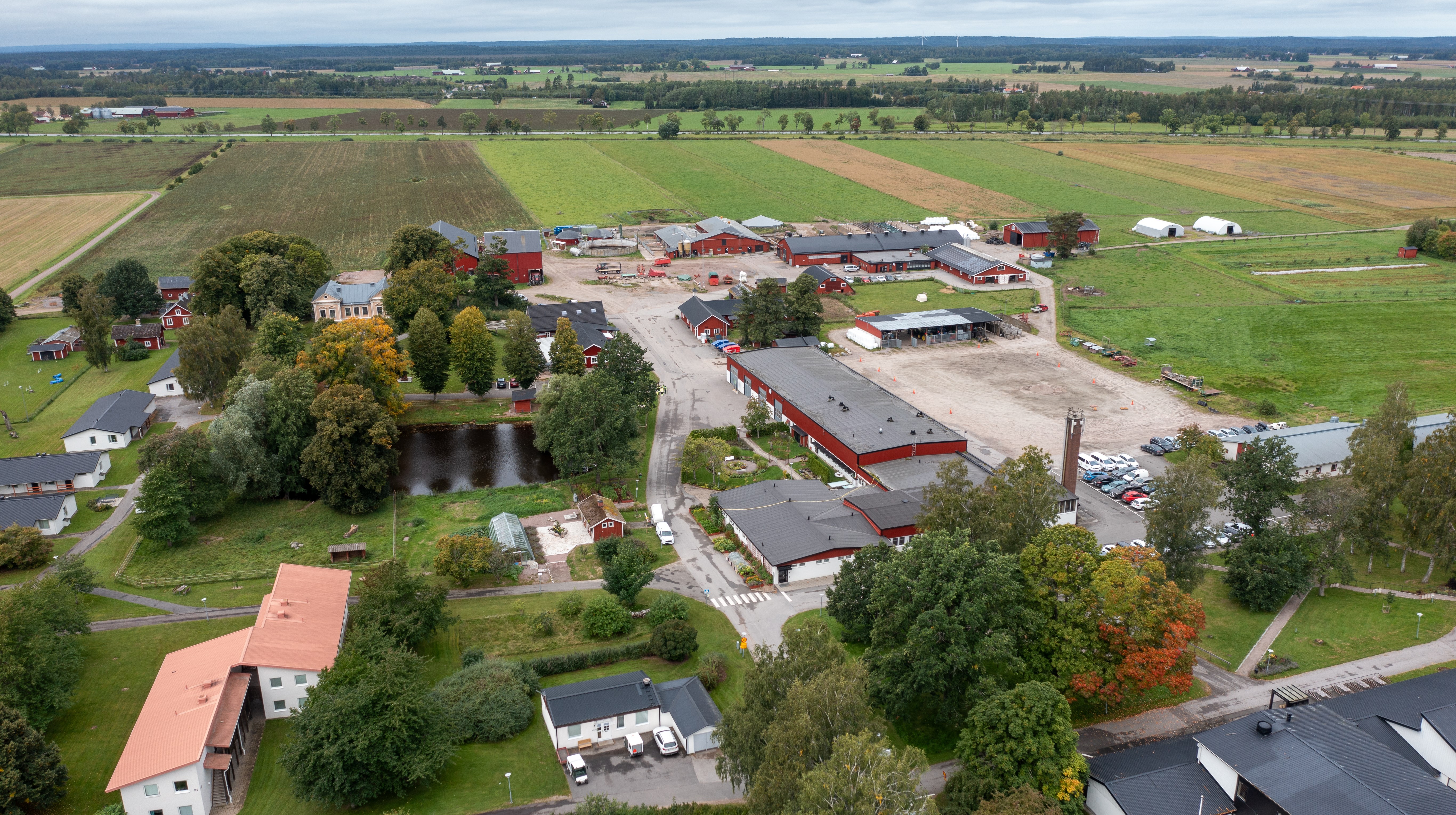 Översikts över naturbruksskolan Sötåsen
